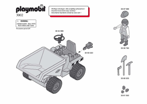 Instrukcja Playmobil set 3002 Construction Wozidło
