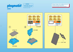 Manual de uso Playmobil set 3202 Construction Accesorios