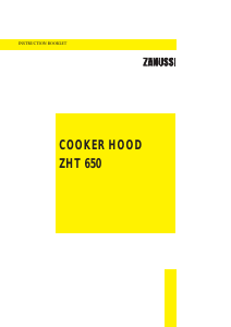 Manual Zanussi ZHT650X/GB Cooker Hood