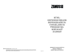 Bedienungsanleitung Zanussi ZI2303/2T Kühl-gefrierkombination