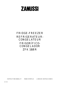 Bruksanvisning Zanussi ZFK18/8R Kyl-frys