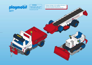Bruksanvisning Playmobil set 3277 Construction Superset