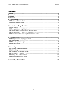 Manual Point of View Onyx 507 Tablet