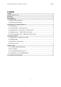 Bruksanvisning Point of View ProTab 27 Tablet