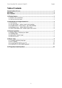 Bruksanvisning Point of View Mobii 720 Tablet