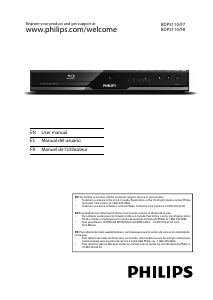 Mode d’emploi Philips BDP5110 Lecteur de blu-ray