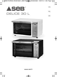 Handleiding SEB OF273100 Delice Oven