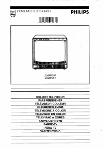 Mode d’emploi Philips 20GR1250 Téléviseur