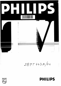 Mode d’emploi Philips 28PT443A Téléviseur