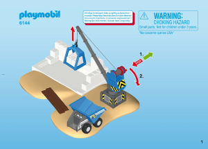Manual de uso Playmobil set 6144 Construction Super set de construcción