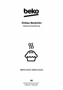 Bedienungsanleitung BEKO BBIM12300X Backofen