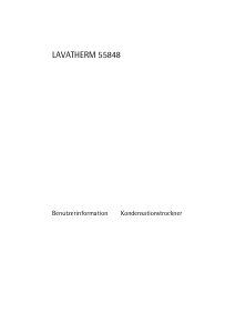 Bedienungsanleitung AEG T55848 Trockner