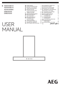 Manual AEG X55342SE10 Hotă