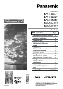 Mode d'emploi Panasonic NV-FJ628 (24 des pages