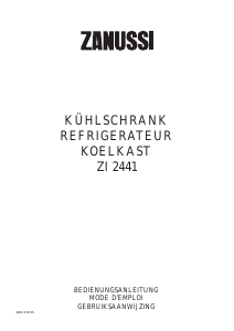 Mode d’emploi Zanussi ZI2441 Réfrigérateur