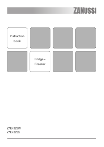 Bruksanvisning Zanussi ZNB323W Kyl-frys