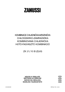 Instrukcja Zanussi ZK21/10B Lodówko-zamrażarka