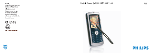 Mode d’emploi Philips CT7558 Téléphone portable