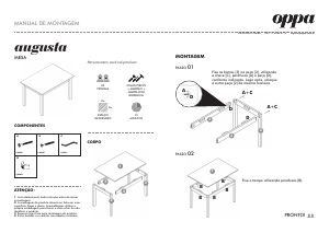 Instrukcja Oppa AUGUSTA Stół