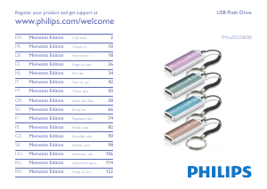 Manuale Philips FM08FD25B Unità USB