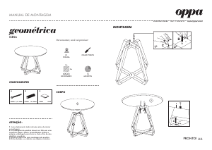Instrukcja Oppa GEOMETRICA Stół