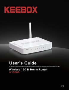 Manual Keebox W150NR Router