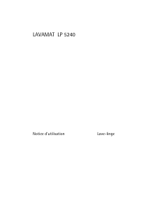 Mode d’emploi AEG LP5240 Lave-linge