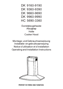 Bruksanvisning AEG HC3360M Köksfläkt