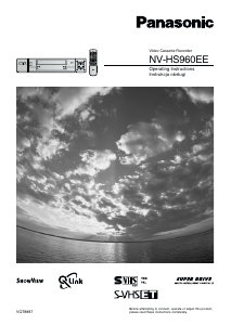 Manual Panasonic NV-HS960EE Video recorder