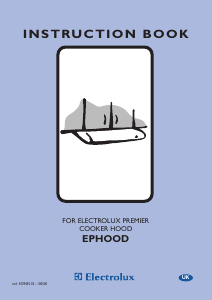 Bruksanvisning Electrolux EPHOODBR Köksfläkt