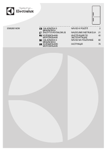 Manuál Electrolux ENN2901ADW Lednice s mrazákem