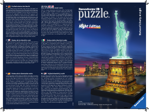 Bedienungsanleitung Ravensburger Statue of Liberty 3D-Puzzle