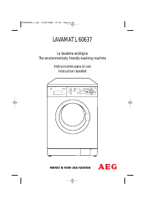 Bruksanvisning AEG L60637 Tvättmaskin