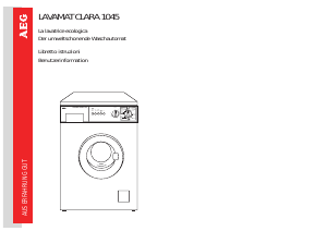 Manuale AEG CLARA1045 Lavatrice