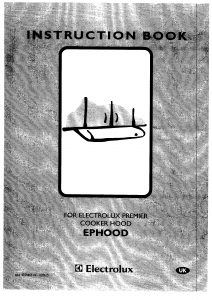 Bruksanvisning Electrolux EPHOODWH Köksfläkt