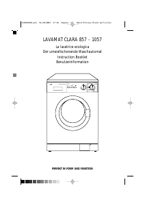 Bedienungsanleitung AEG CLARA857 Waschmaschine