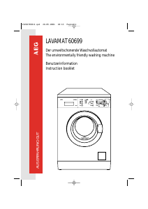 Bruksanvisning AEG L60699 Tvättmaskin