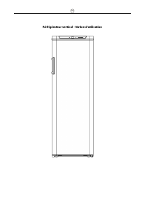 Mode d’emploi Candy CFL 6172 XE Réfrigérateur