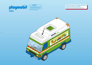 Mode d’emploi Playmobil set 3204 City Life Livreur – Camionnette