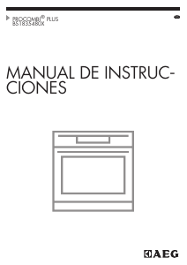 Manual de uso AEG BS1835480X Horno