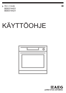 Käyttöohje AEG BS8314401M Uuni