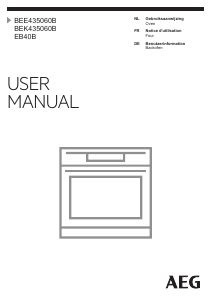 Handleiding AEG BEK435060B Oven