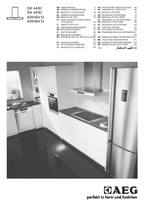 Manuale AEG DK4460-MH Cappa da cucina