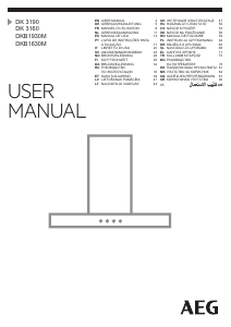 Manual AEG DK3190-M Hotă