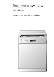 Mode d’emploi AEG FTRIATHLON-W Lave-vaisselle