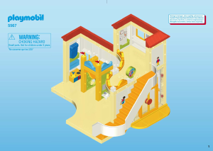 Manual Playmobil set 5567 City Life Sunshine daycare centre