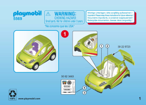 Bruksanvisning Playmobil set 5569 City Life Citybil