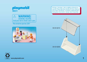 Mode d’emploi Playmobil set 5631 City Life Valisette grand magasin