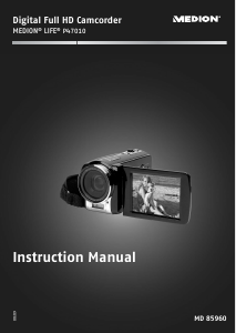 Bruksanvisning Medion P47010 (MD85960) Videokamera