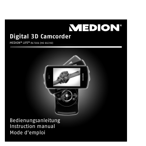 Bruksanvisning Medion X47006 (MD86390) Videokamera